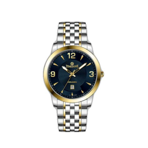 Timezone Infinity Nebula Watch For Men Two Tone Golden ( TZ-1333)-Blue
