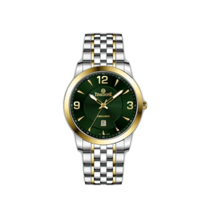 Timezone Infinity Nebula Watch For Men Two Tone Golden ( TZ-1333)-Green