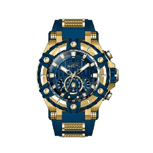 Invicta Bolt Analogue Men's Watch Gold/Blue (30041)