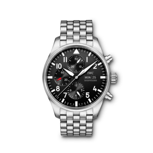 IWC Pilots Chronograph Men's Watch Silver (IW377710)