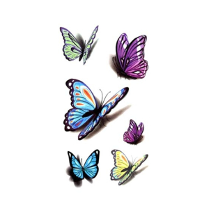 Ferozi Traders Butterfly Design Temporary Tattoo Sticker