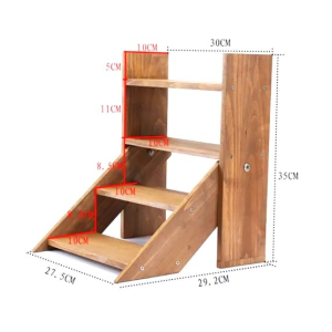 Karachi Arcade Home Decor Wooden Display Rack