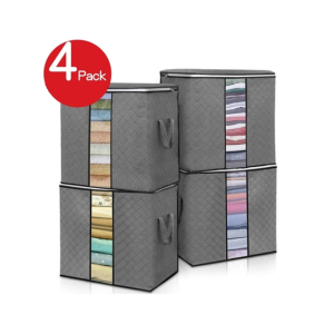 Karachi Shop Plastic Bag Storage Organizer - Pack of 4