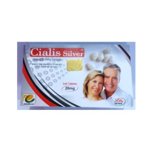 KK Traders Lilly Cialis Silver For Men 20mg - 6 Tabs