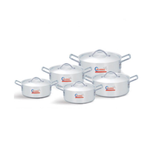 Klassic Metal Finish Fish Pots - 10 Pieces