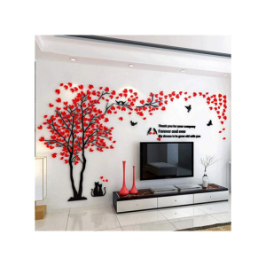 LookNBuy Forever And Ever Tree Acrylic Wall Art (0077)