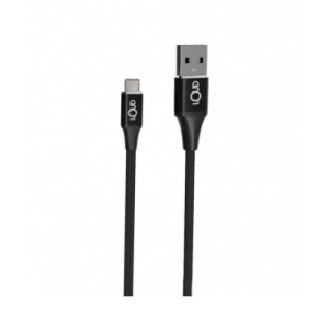 Loud Nylon Braided Fast Charging Data Cable For Type C Black (C240)