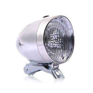 M-Mart 3 LED Waterproof Bicycle Head Light Silver