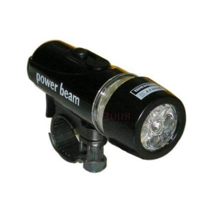 M-Mart Bicycle 5 LED Torch Flash Light - Black