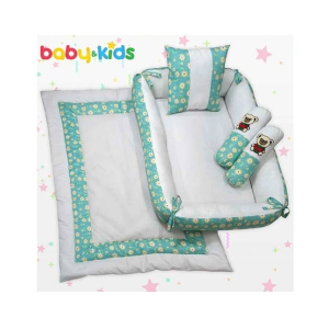 Maguari Baby Bed Set 5 Pcs Green (0536)