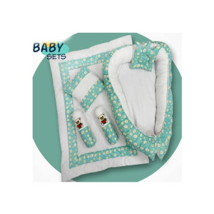 Maguari Baby Bed Set 6 Pcs Green (0531)