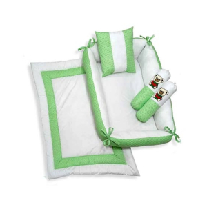 Maguari Baby Bed Set 5 Pcs Green (0532)