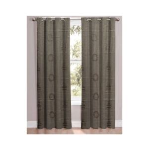 Maguari Net Curtain 2 Pcs Dark Brown (0094)