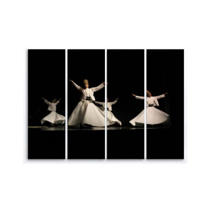 Maguari Sufi Canvas Medium Wall Frame 5 Pcs (0694)