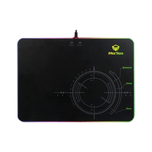 Meetion RGB LED Backlit Gaming Mouse Pad (P010)