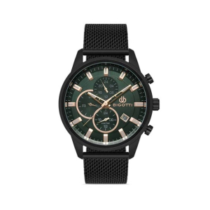 Bigotti Stainless Steel Men's Watch Black (BG.1.10355-4)
