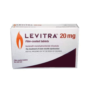 Mesh Mall Levitra Film Coated Pack Of 4 Tablets 20mg