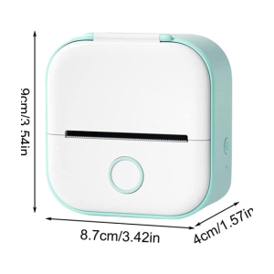 Muzamil Store Thermal Mini Printer with Bluetooth, Portable Sticker 