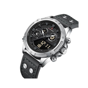 Naviforce Roman Number Date Edition Watch For Men Black (nf-9224-5)