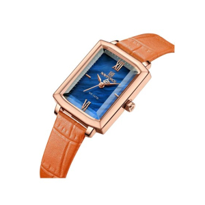 Naviforce Square Edition Watch For Women - Brown (Nf-5039-4)