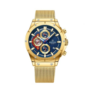 Naviforce Chronograph Men’s Watch Golden (NF-8027-3)