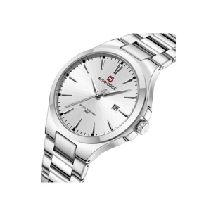 Naviforce Exclusive Date Edition Watch For Men - Silver (NF-9214-6)