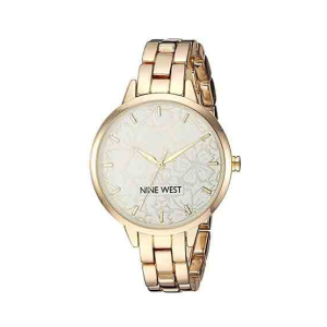 Nine West Women's Watch Gold (NW/2226CHGP)