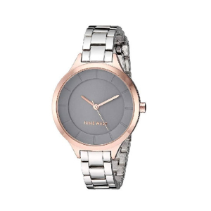 Nine West Women's Watch Silver (NW/2225GYRT)