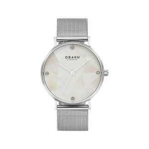 Obaku Mosaik Watch For Women's Silver (V268LXCWMC)