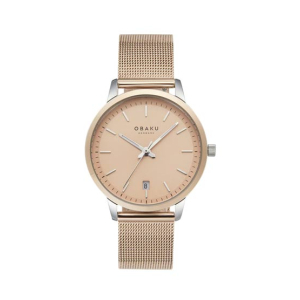 Obaku Salvie Lille Watch For Women's Rose Gold (V270LDZVMV)