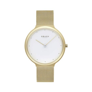 Obaku Satin Lille Watch For Women's Gold (V269LXGWMG)