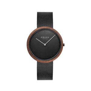 Obaku Trae Charcoal Women's Watch Black (V245GXBBMB)