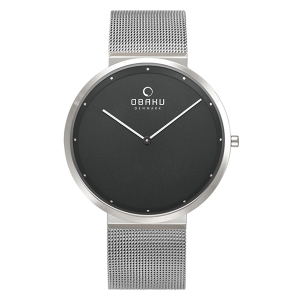 Obaku Analog Watch For Men's Silver (V230GXCBMC)