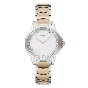 Obaku Analog Watch For Women's Two-Tone (V261LECWSH)