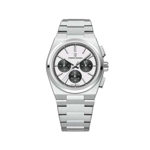 Pagani Design Prx Chrono Panda Dial Watch For Men's White (PD-1761-3)