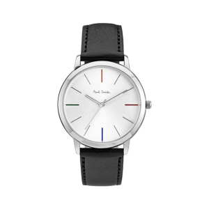 Paul Smith Analog Leather Men's Watch Black (P10051)