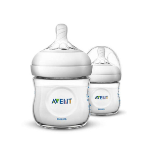 Philips Avent Natural Baby Bottle 125ML 2 Pcs - 0m+ (SCF690/23)