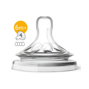 Philips Avent Natural Nipple 2 Pcs - 6m+ (SCF654/23)