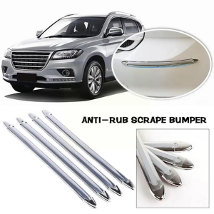Muzamil Store Strip Bumper Protective Anti-rub Gurad For Car 4Pcs