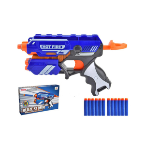 Planet X Blaze Storm Manual Soft Darts Bullet Pistol (7036)