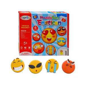 Planet X Mould & Paint Emoticon Fridge Magnet For Kids (PX-11403)