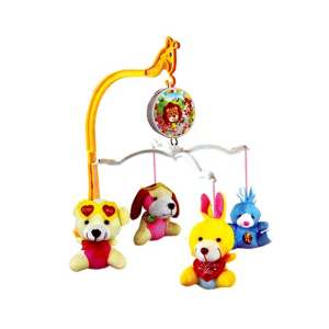 Planet X Musical Cot Mobile With Stuff Toys (PX-10154)
