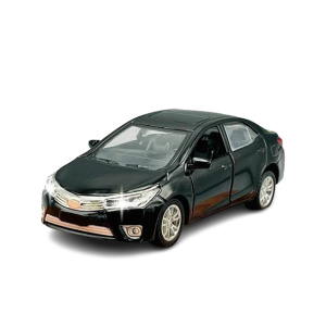 Planet X Toyota Corolla Grande Metal Model Car Black (PX-11926)