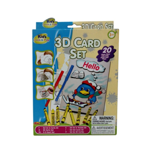 Planet X 3D Art Card Set Multicolor (PX-9739)