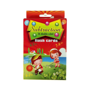 Planet X Substraction Learning Flash Cards For Kids (PX-9887) 
