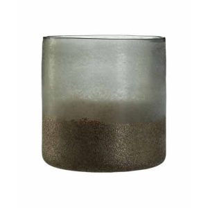 Premier Home Chiara Small Grey Metallic Vase