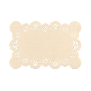 Premier Home Flower Design Placemats Ivory Pack Of 2 (1203546)