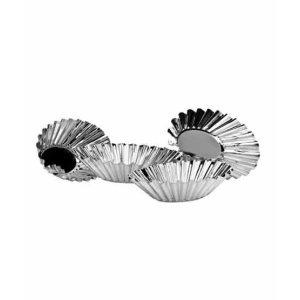 Premier Home Oval Fluted Cake Moulds Set of of 4 (0805056)