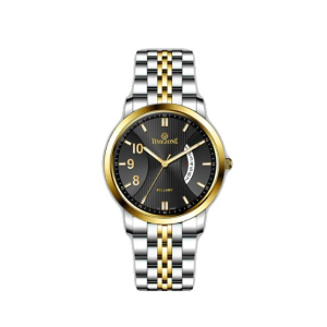 Timezone Prisma Spectra Watch For Men Two Tone Gold  (TZ-1332)-Black
