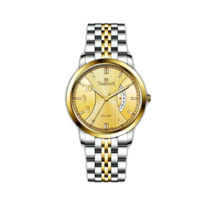Timezone Prisma Spectra Watch For Men Two Tone Gold  (TZ-1332)-Gold